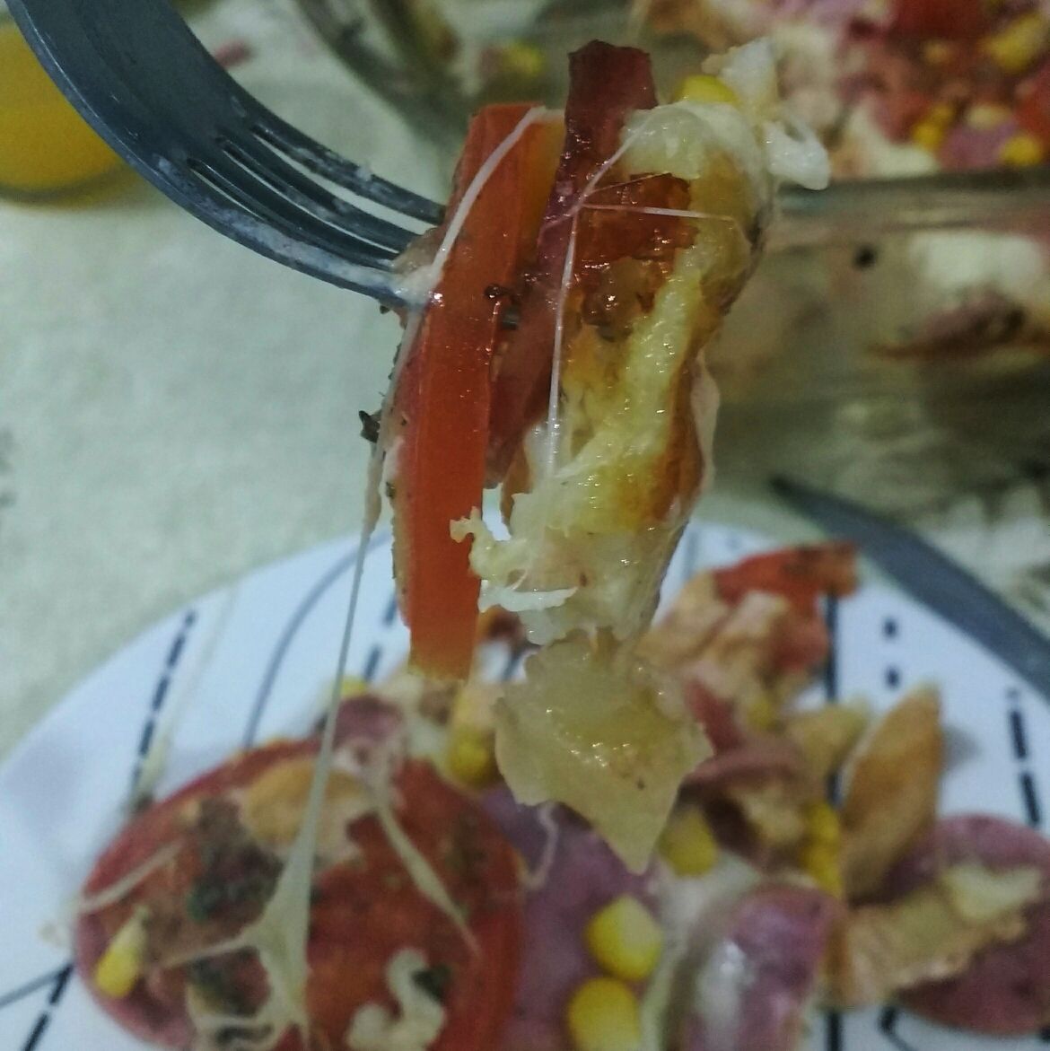 Pizza de batata frita