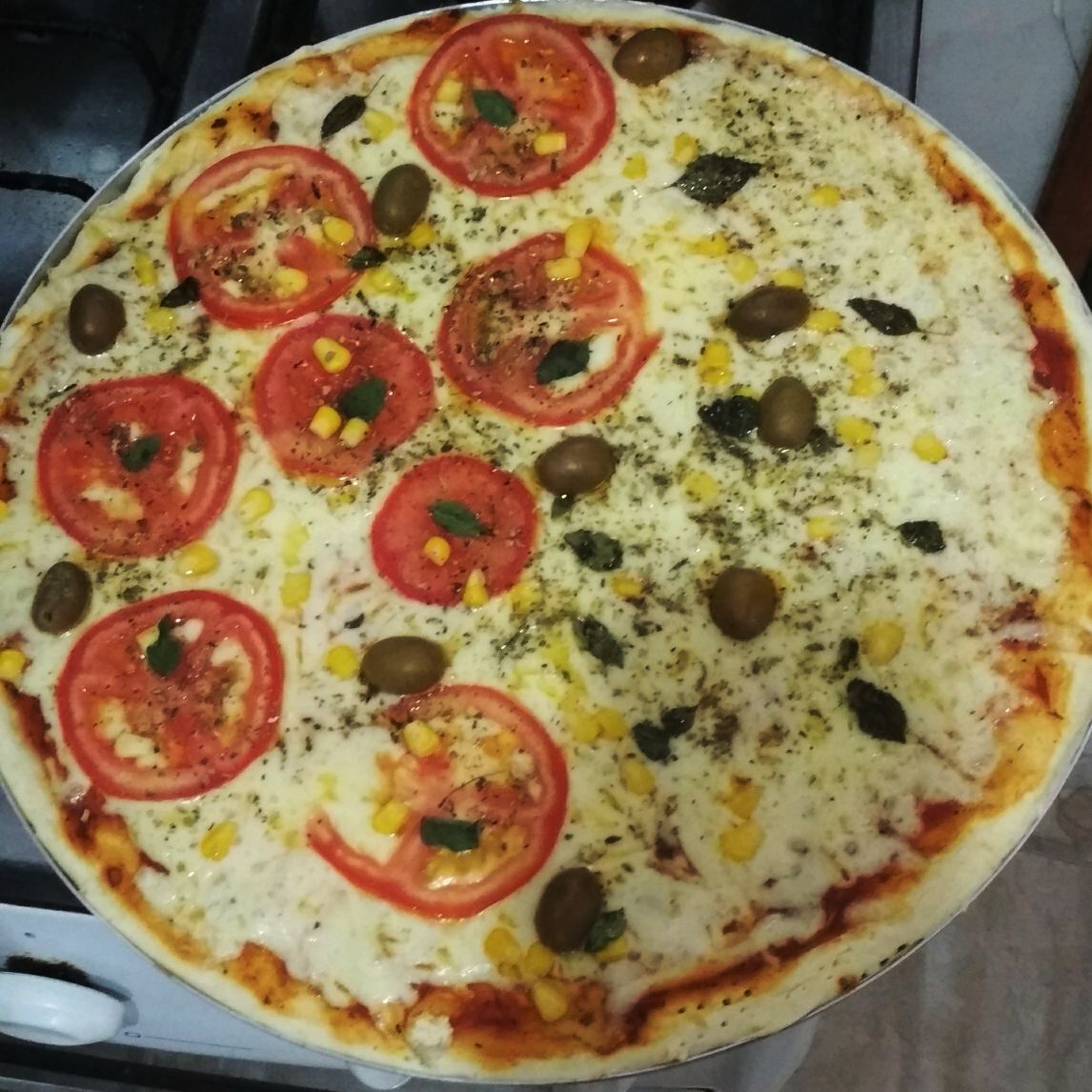 Pizza de frigideira deliciosa