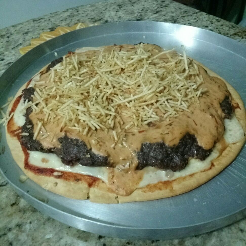 Pizza de hambúrguer do Senise