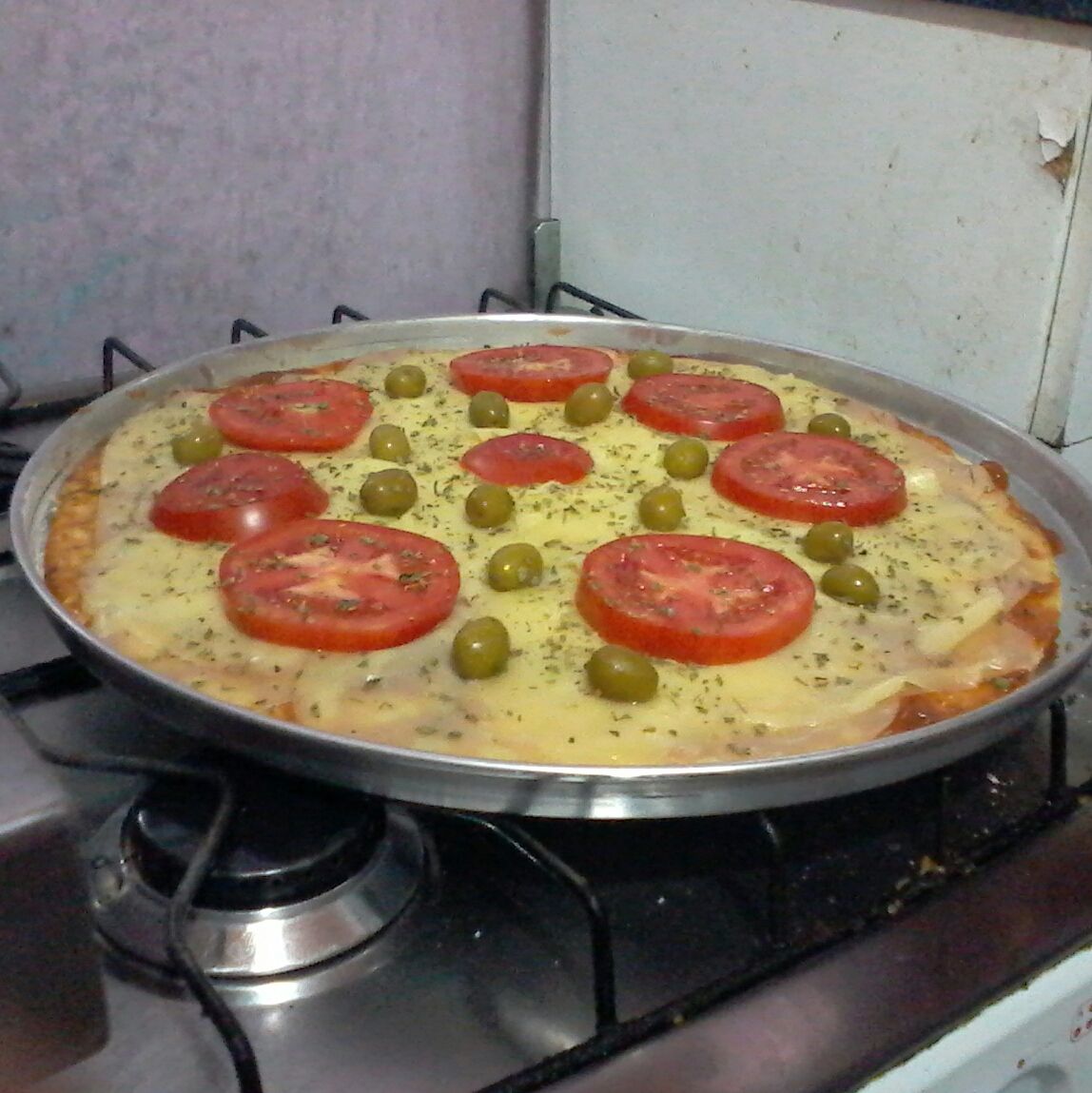 Pizzas no liquidificador