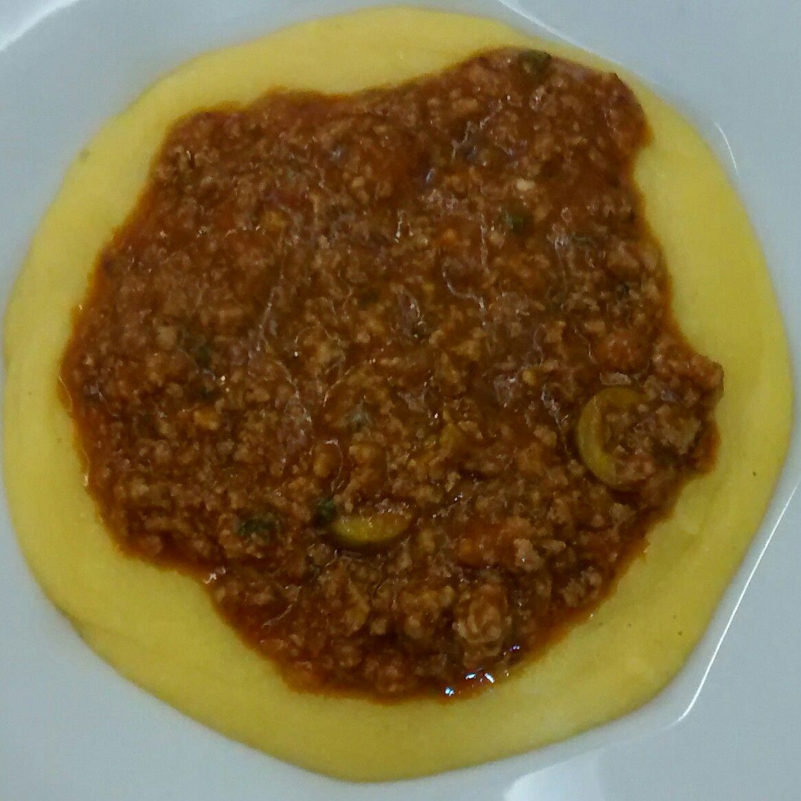 Polenta cremosa na panela de pressão