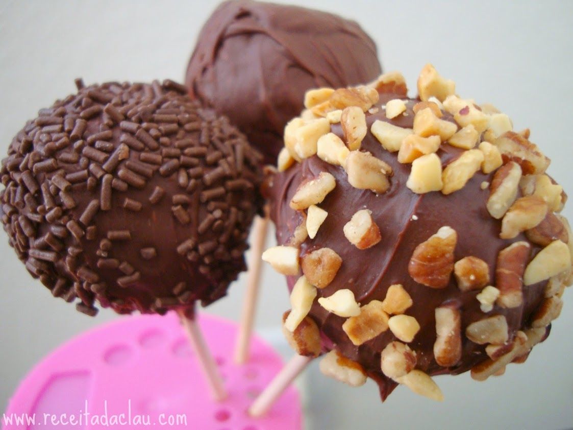 Pop cake de chocolate