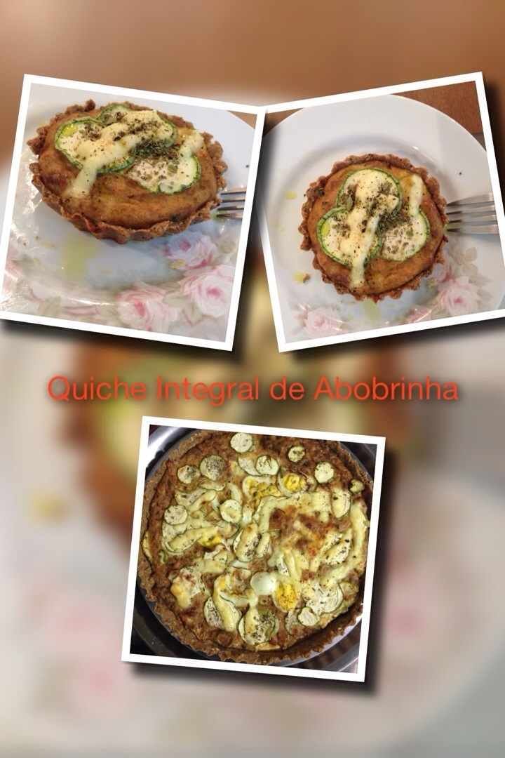 Quiche de abobrinha Integral