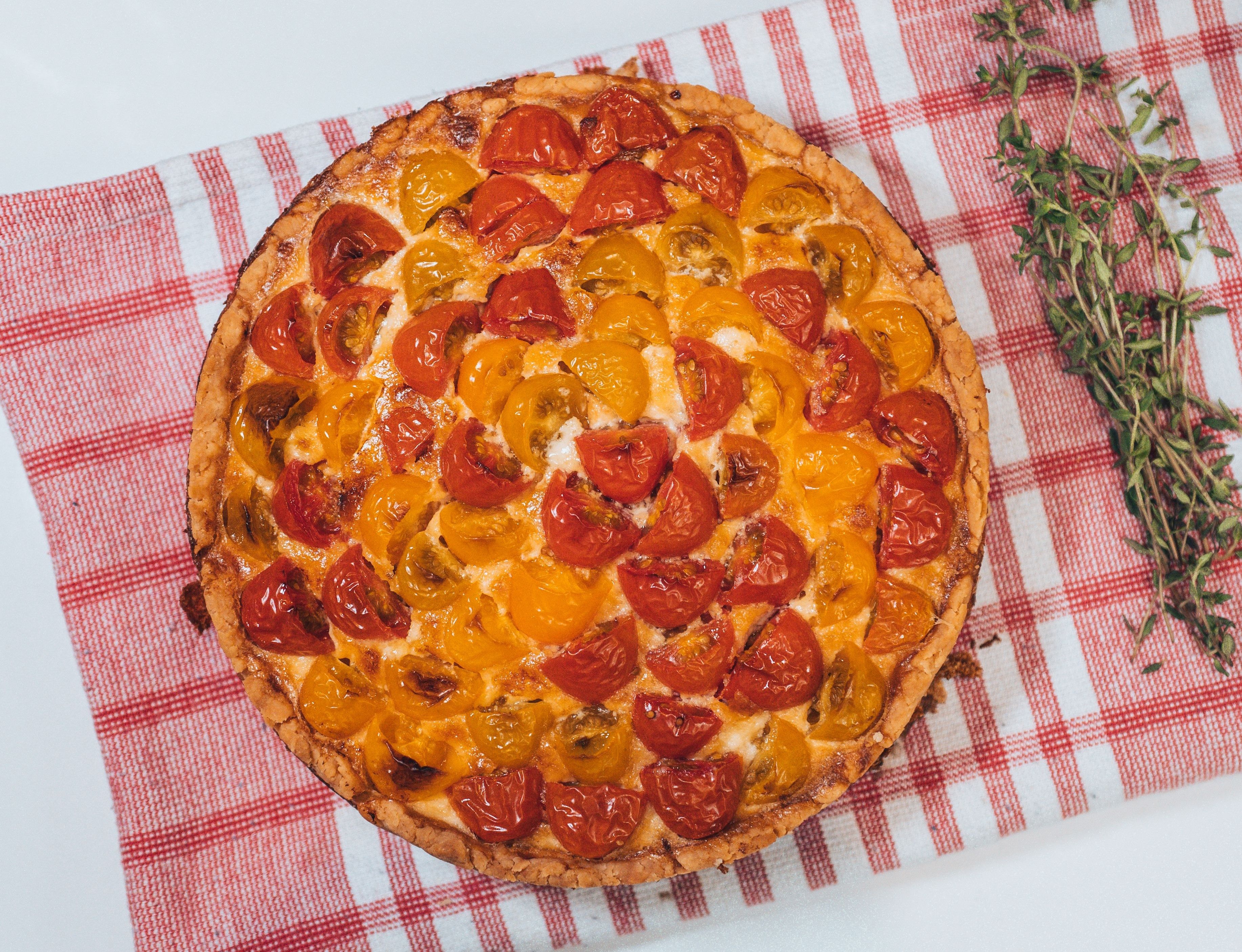 Quiche de bacalhau com alho poró