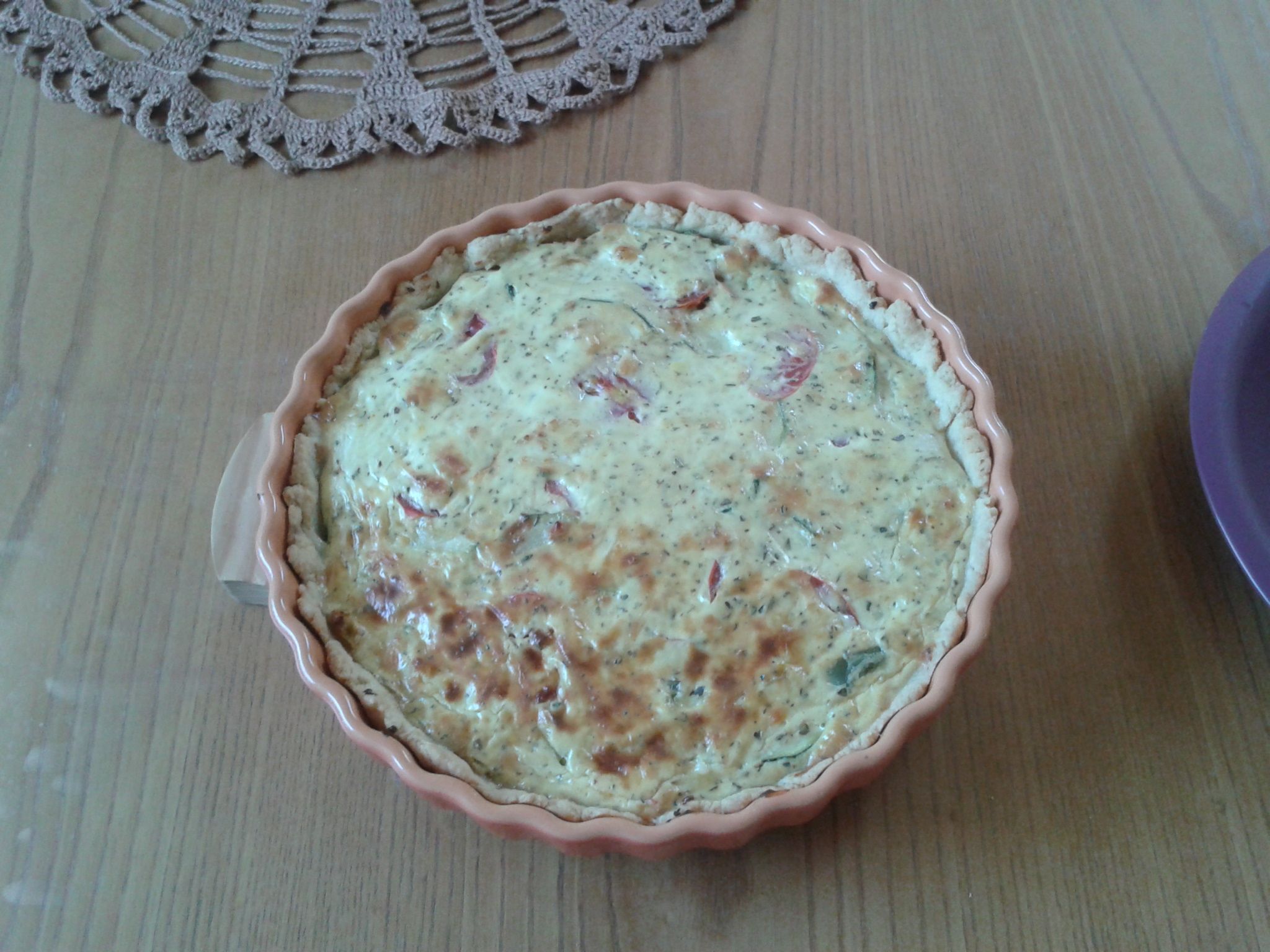 Quiche de legumes da Tina