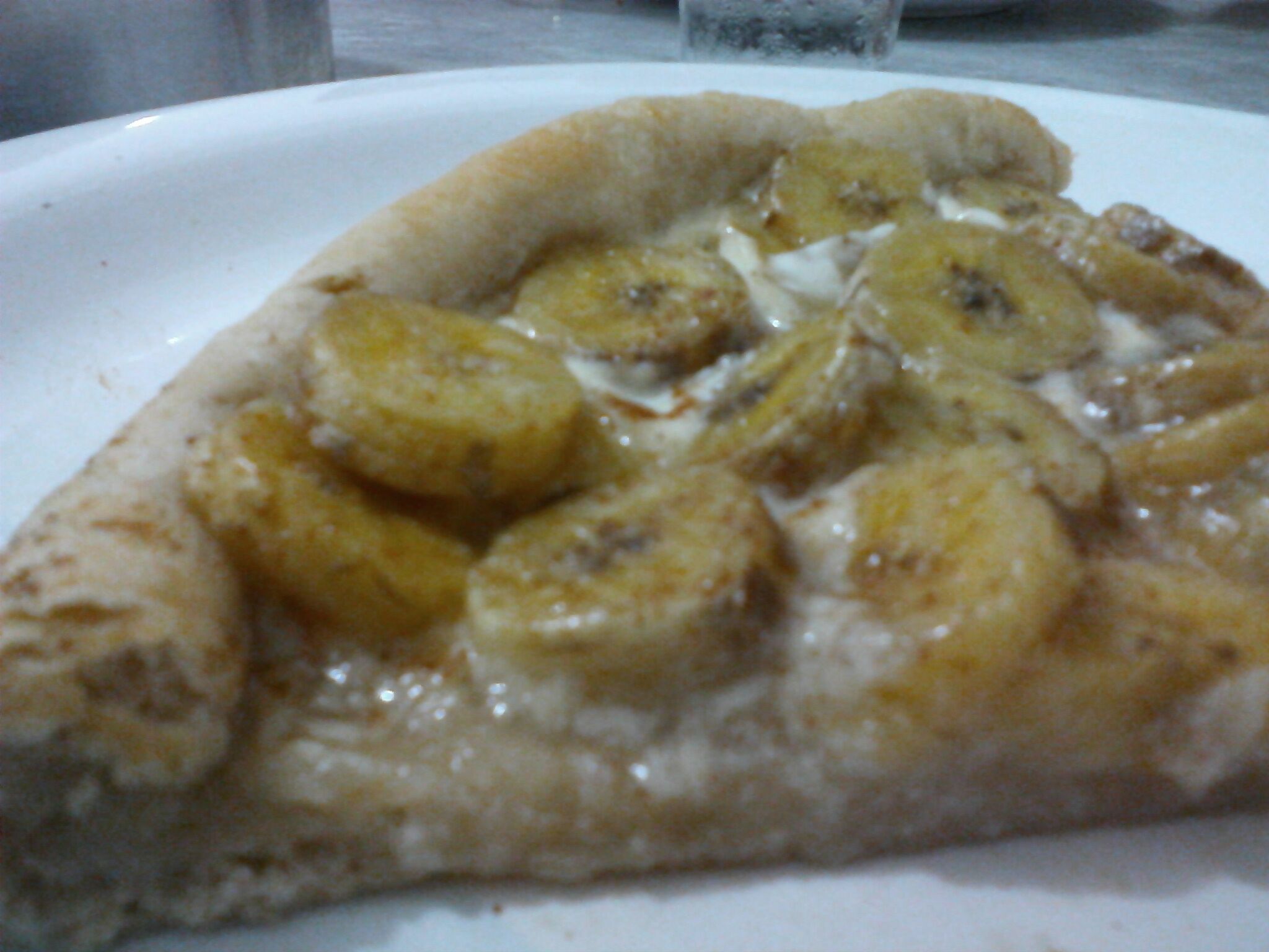 Recheio rápido de banana para pizzas