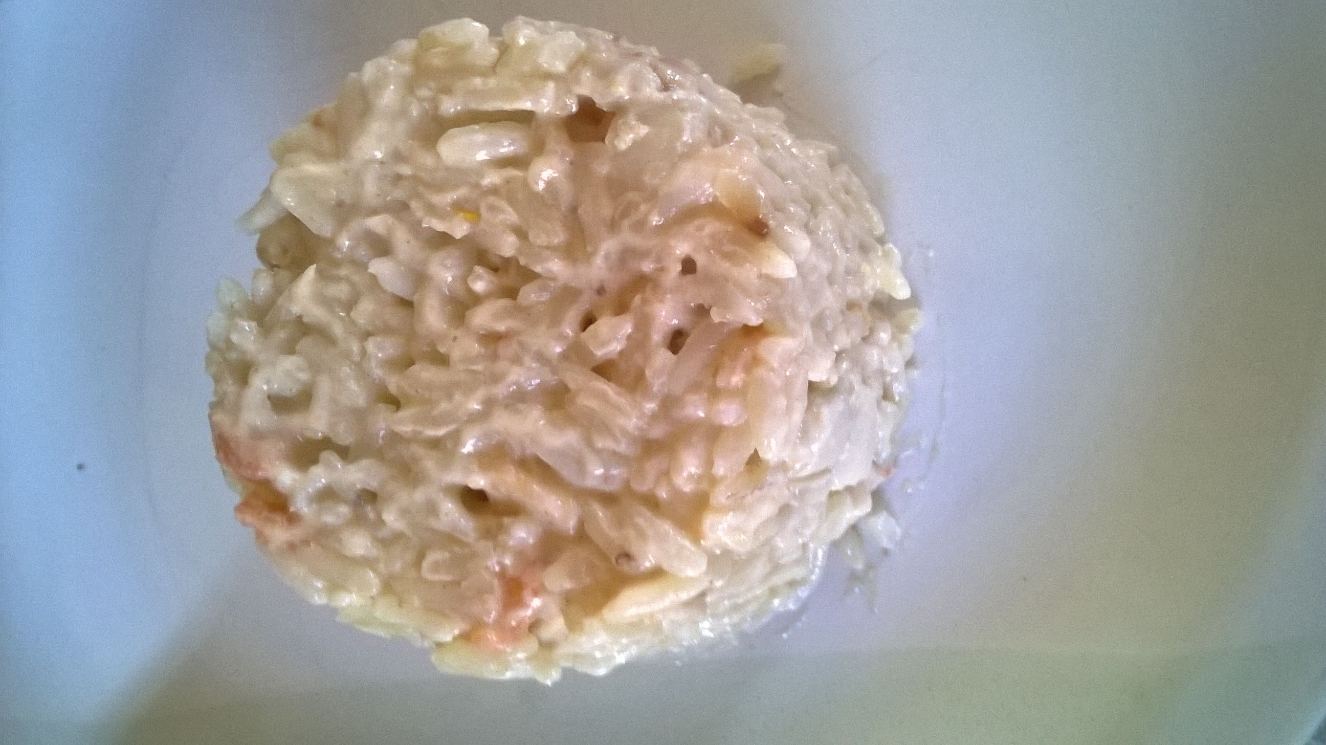 Risoto cremoso de frango