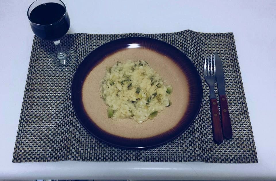 Risoto de abobrinha