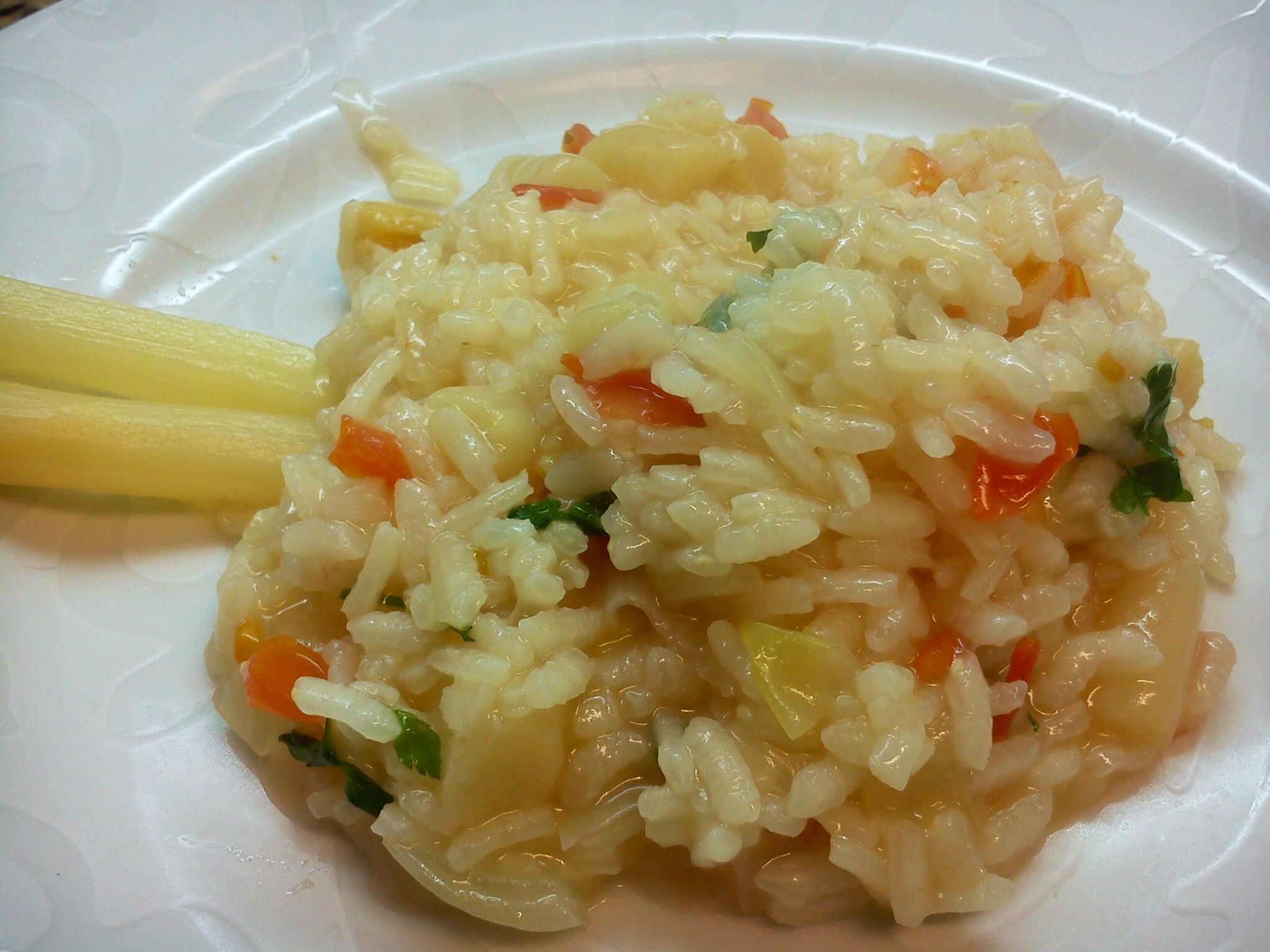 Risoto de aspargos