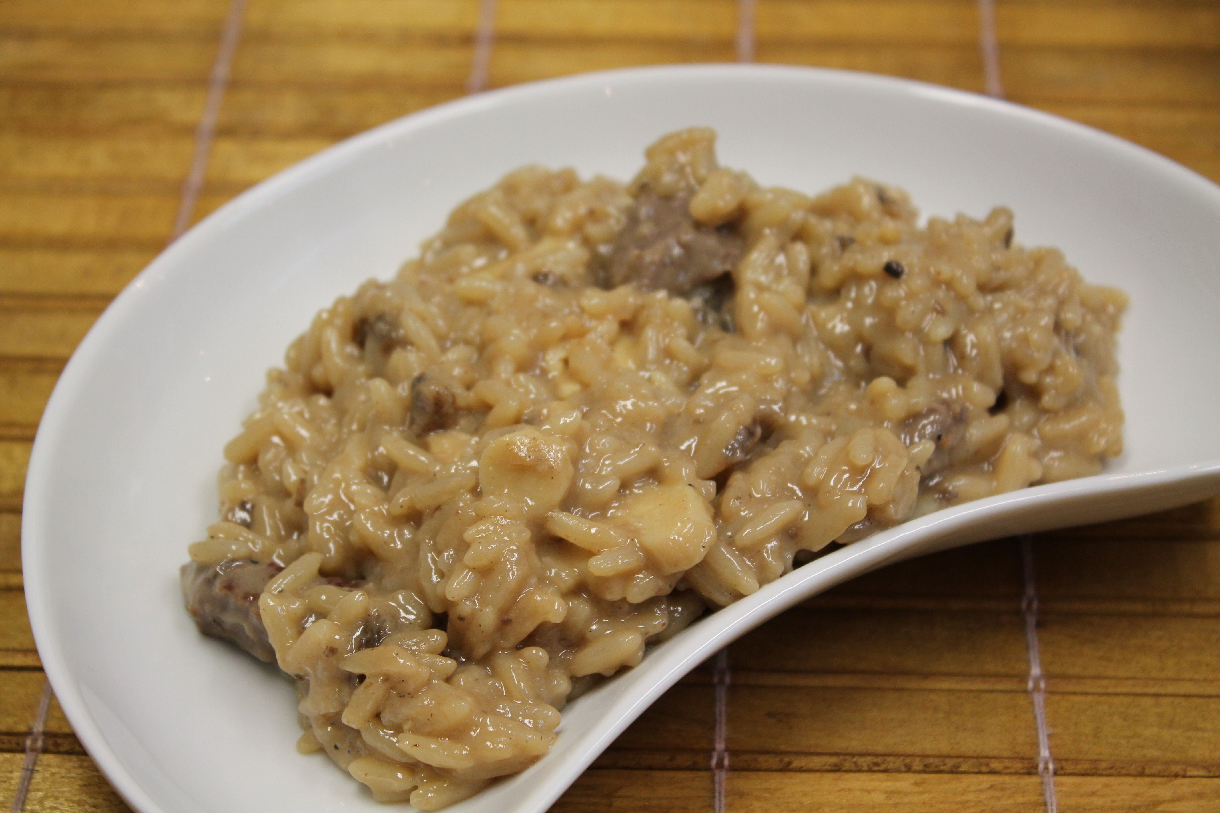 Risoto de filé mignon