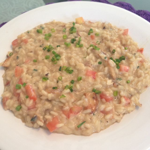 Risoto de frango capresi fácil