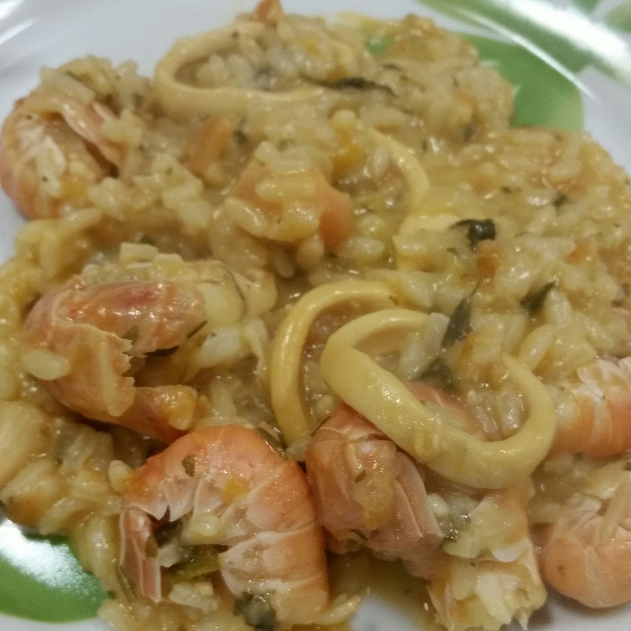 Risoto de lagostim com limão siciliano