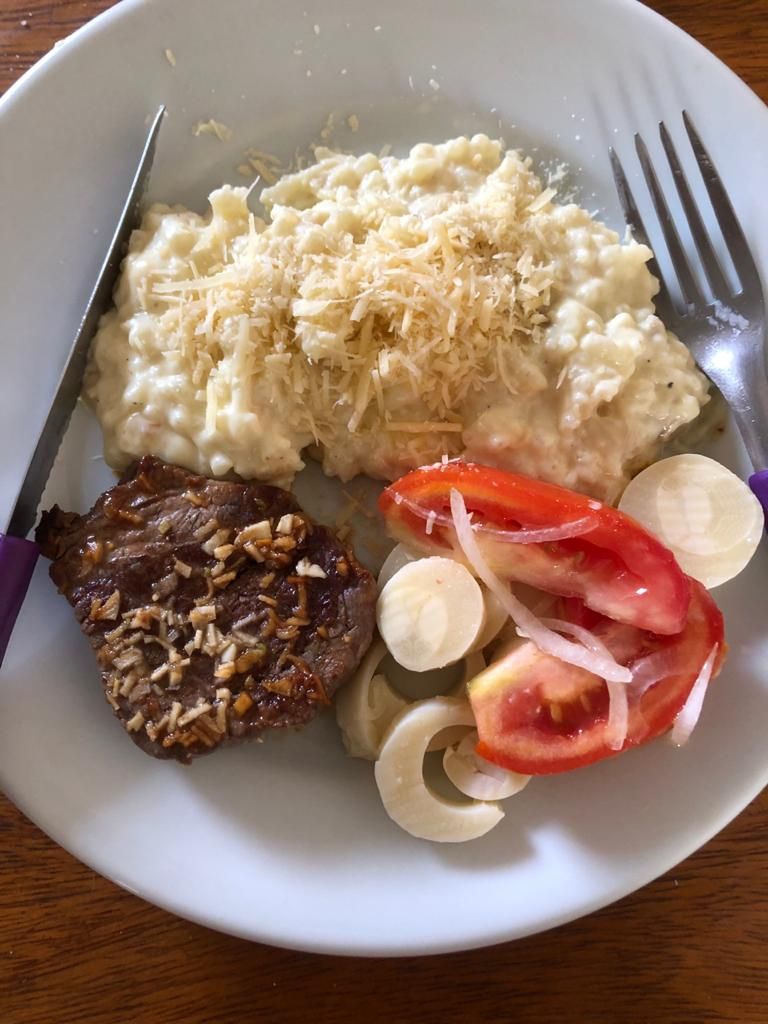 Risoto de provolone supercremoso – na panela de pressão