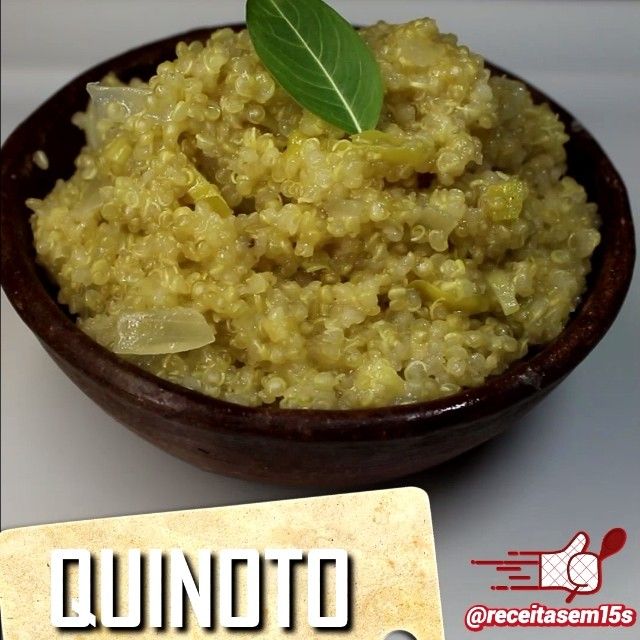 Risoto de quinoa (quinoto)