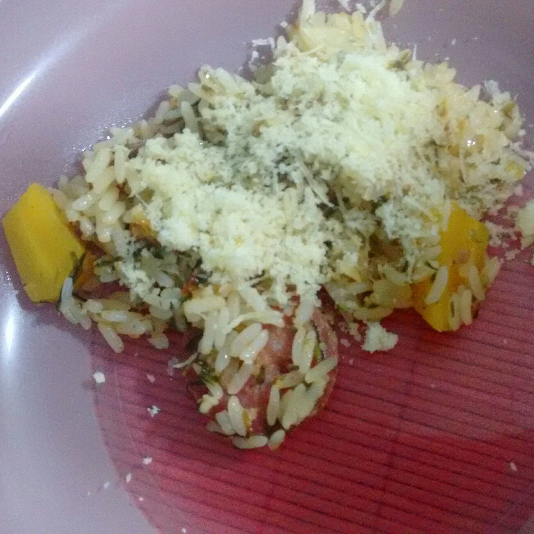 Risoto de salame na cerveja da Jana