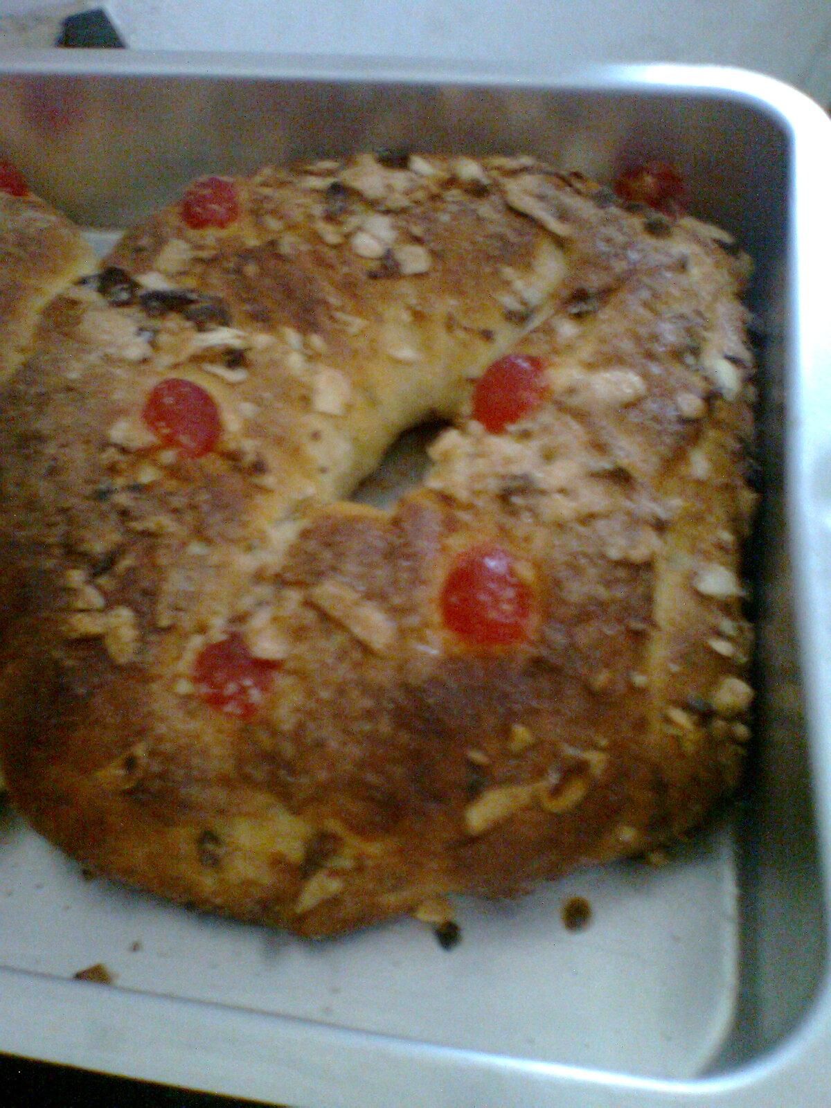 Rosca de Reis sem frutas