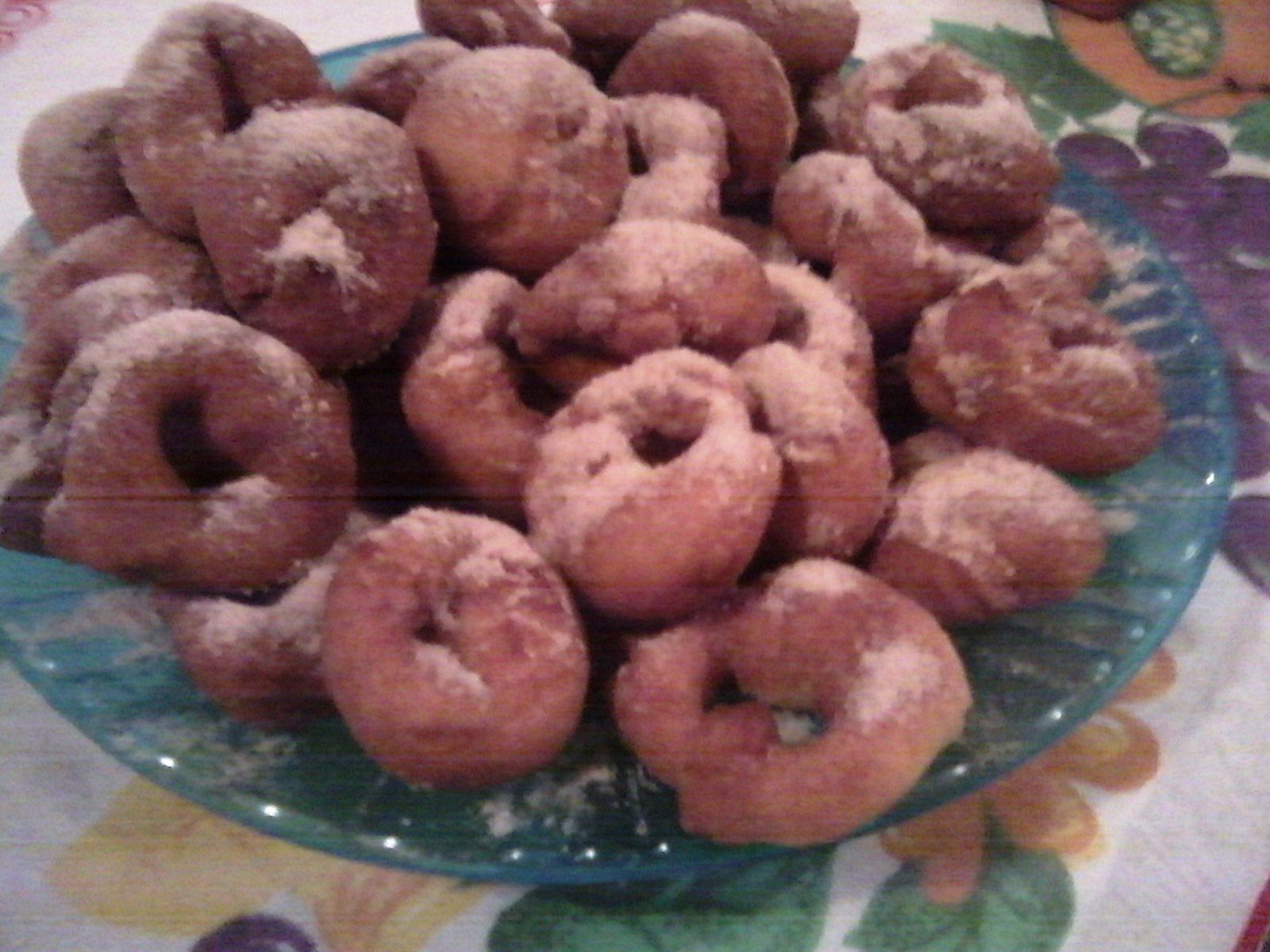 Rosquinhas de coco e canela