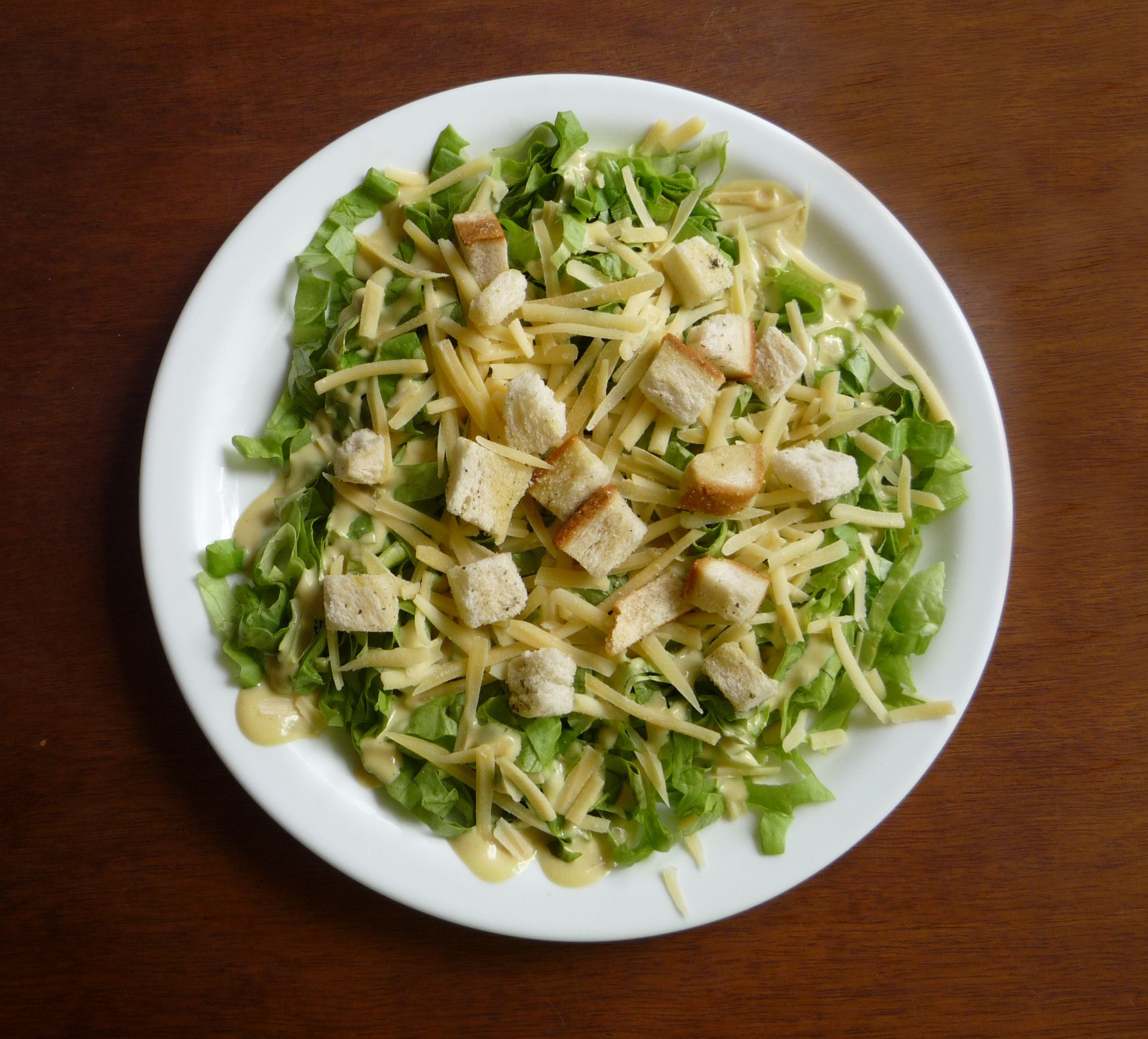 Salada ceasar da família Burger