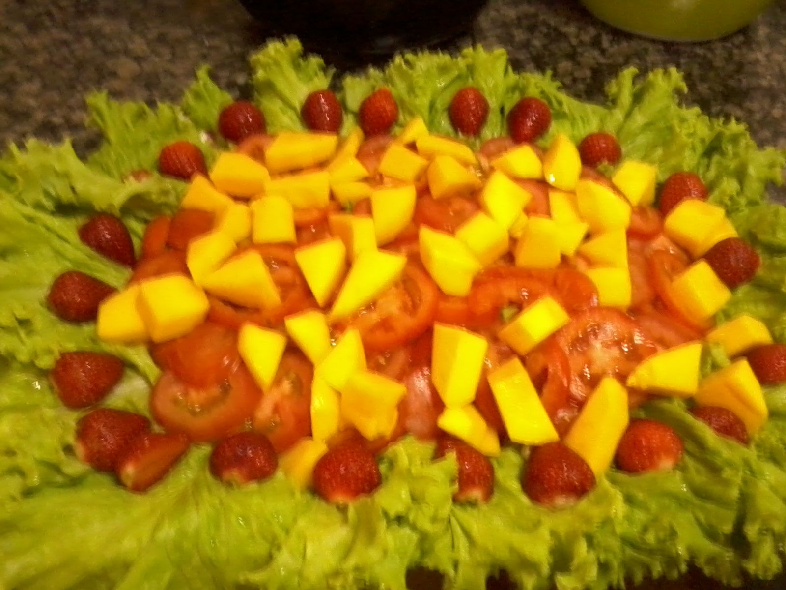 Salada com frutas