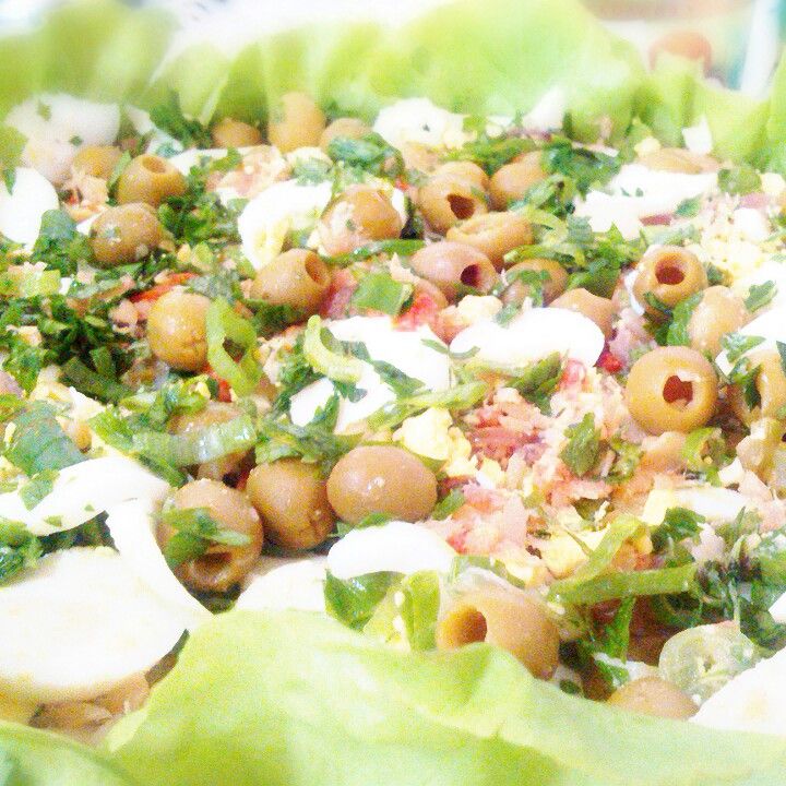 Salada de bacalhau à portuguesa