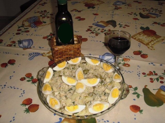 Salada de bacalhau delícia