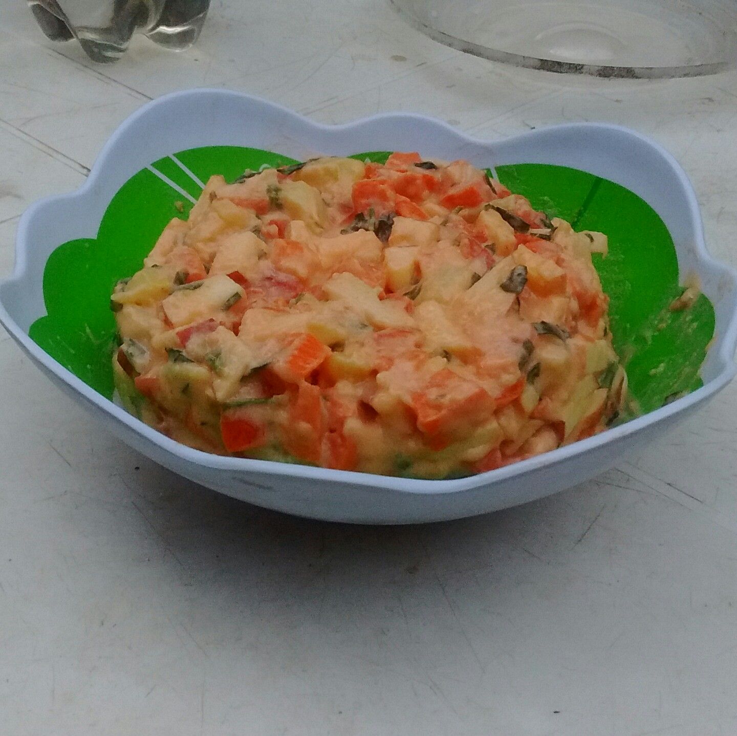 Salada de batatas com maionese