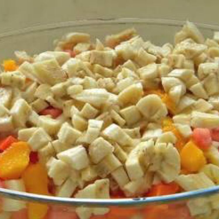 Salada de frutas zero lactose