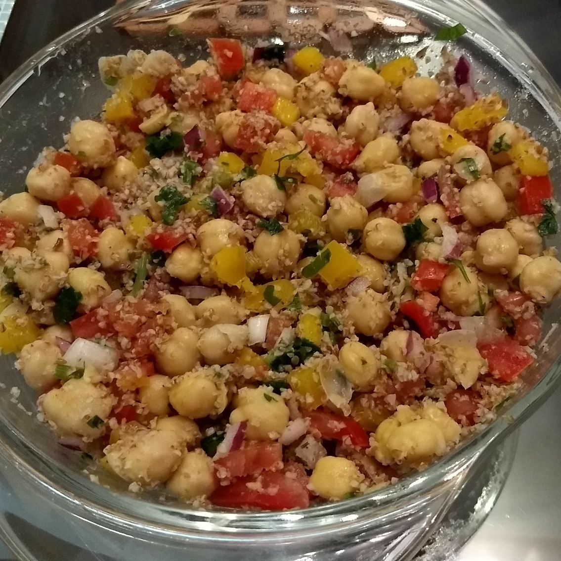 Salada de grão-de-bico Especial