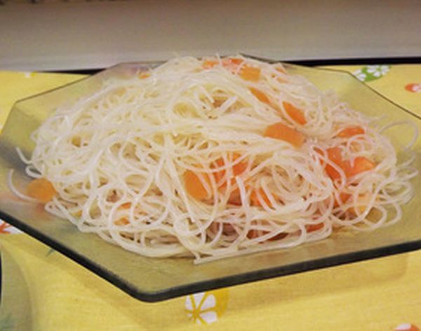 Salada de Harussame com Melão-Orange