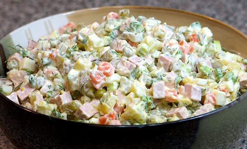 Salada de maionese tradicional