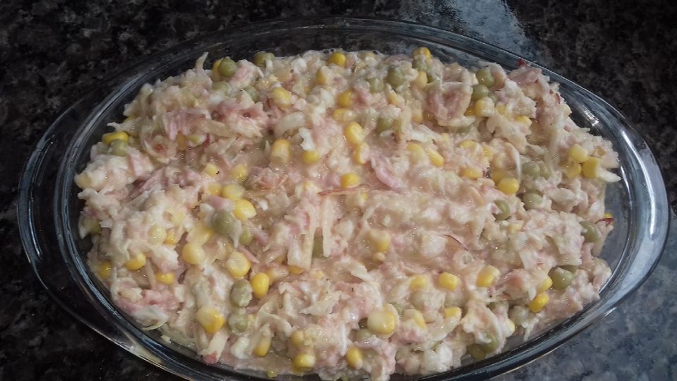 Salada simples de domingo