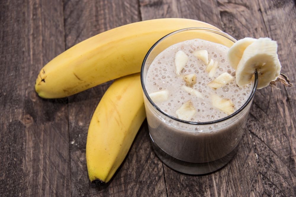 Shake proteico de banana