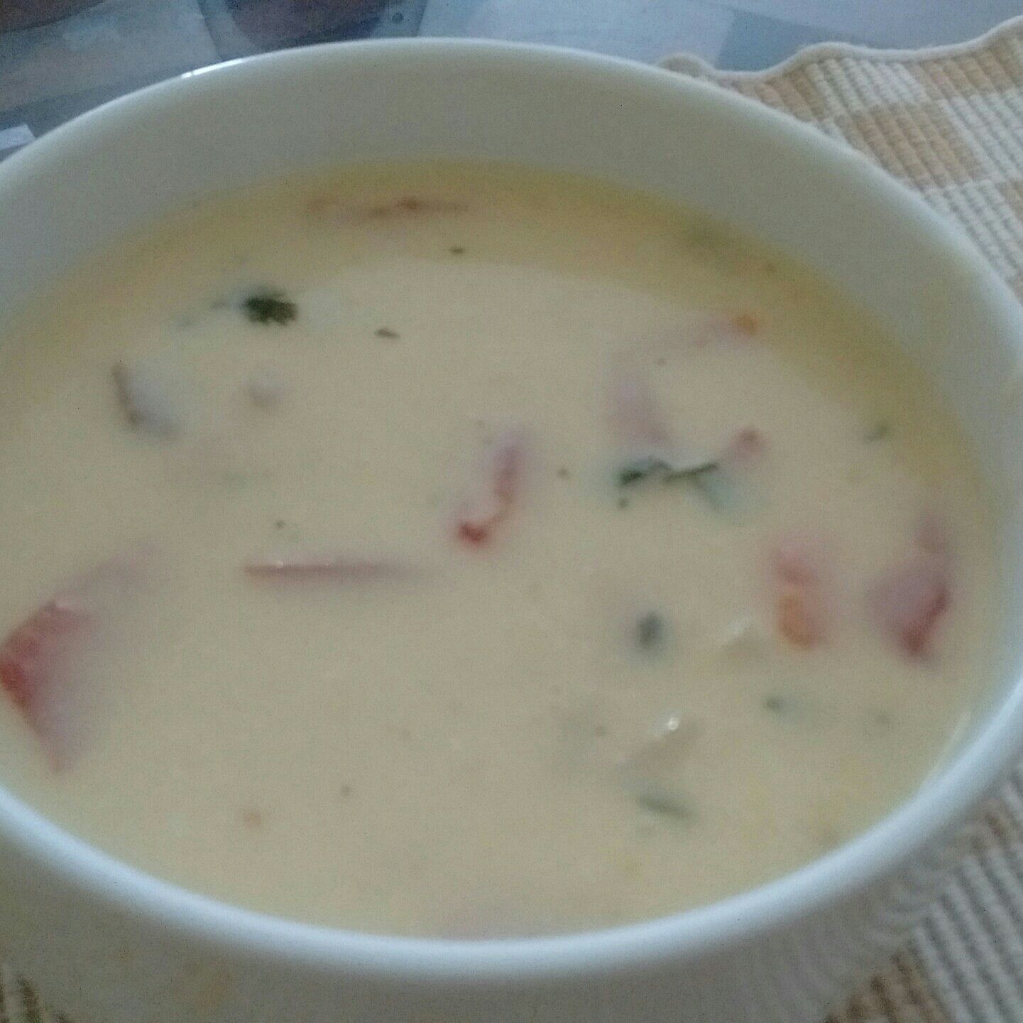 Sopa creme de aipim