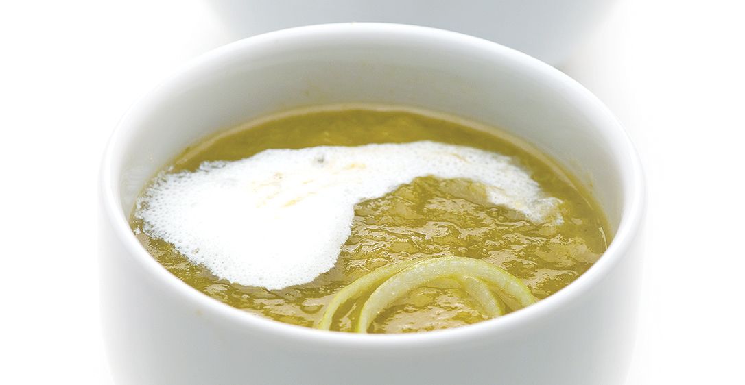 Sopa de alho francês