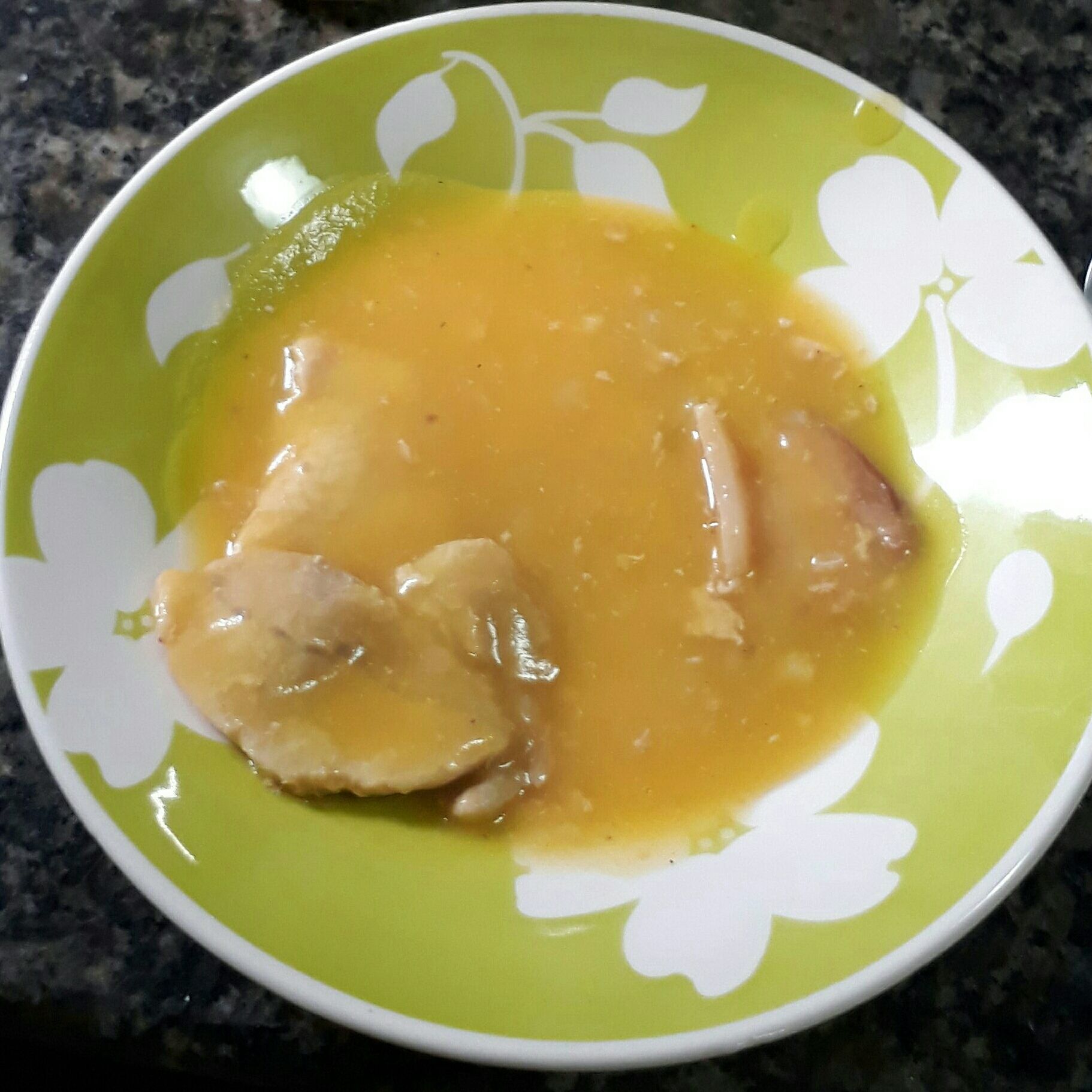 Sopa de batata salsa