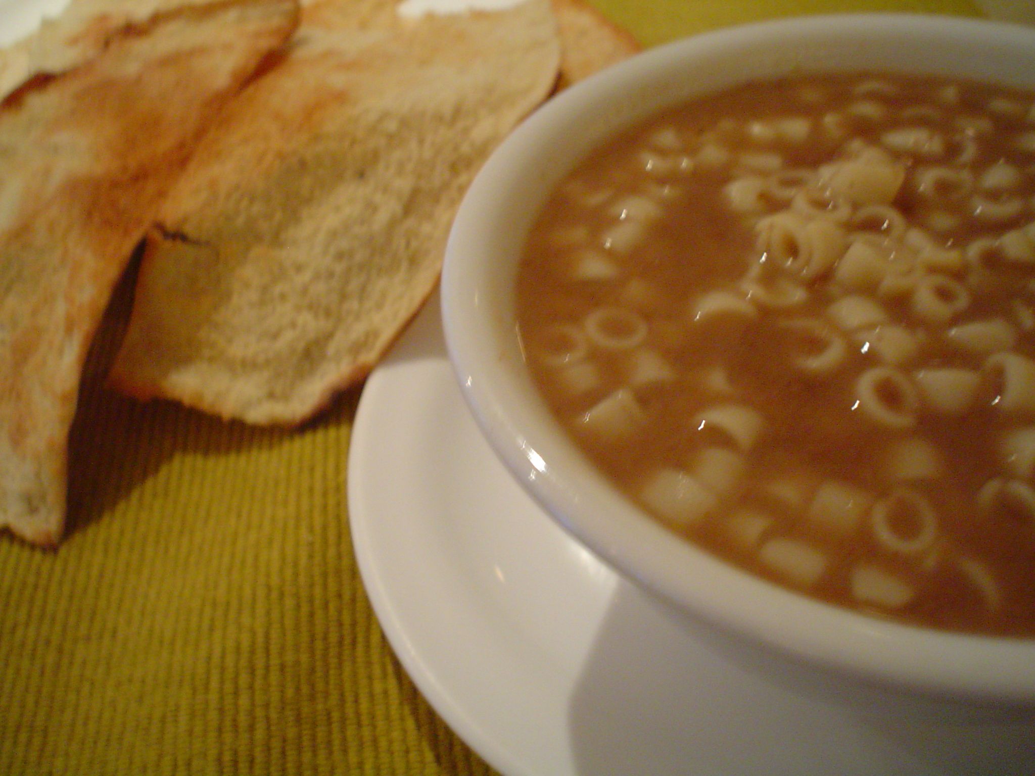 Sopa de feijão (Restaurante Arabesco)