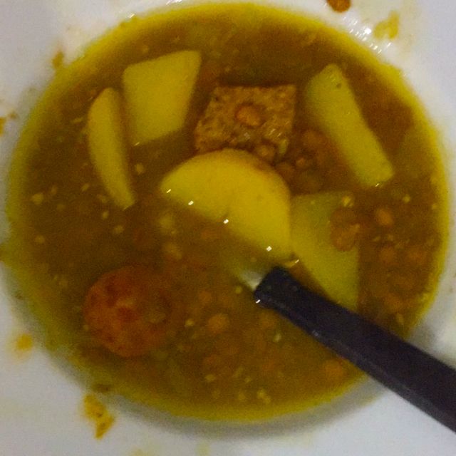 Sopa de lentilha da D.Wilma