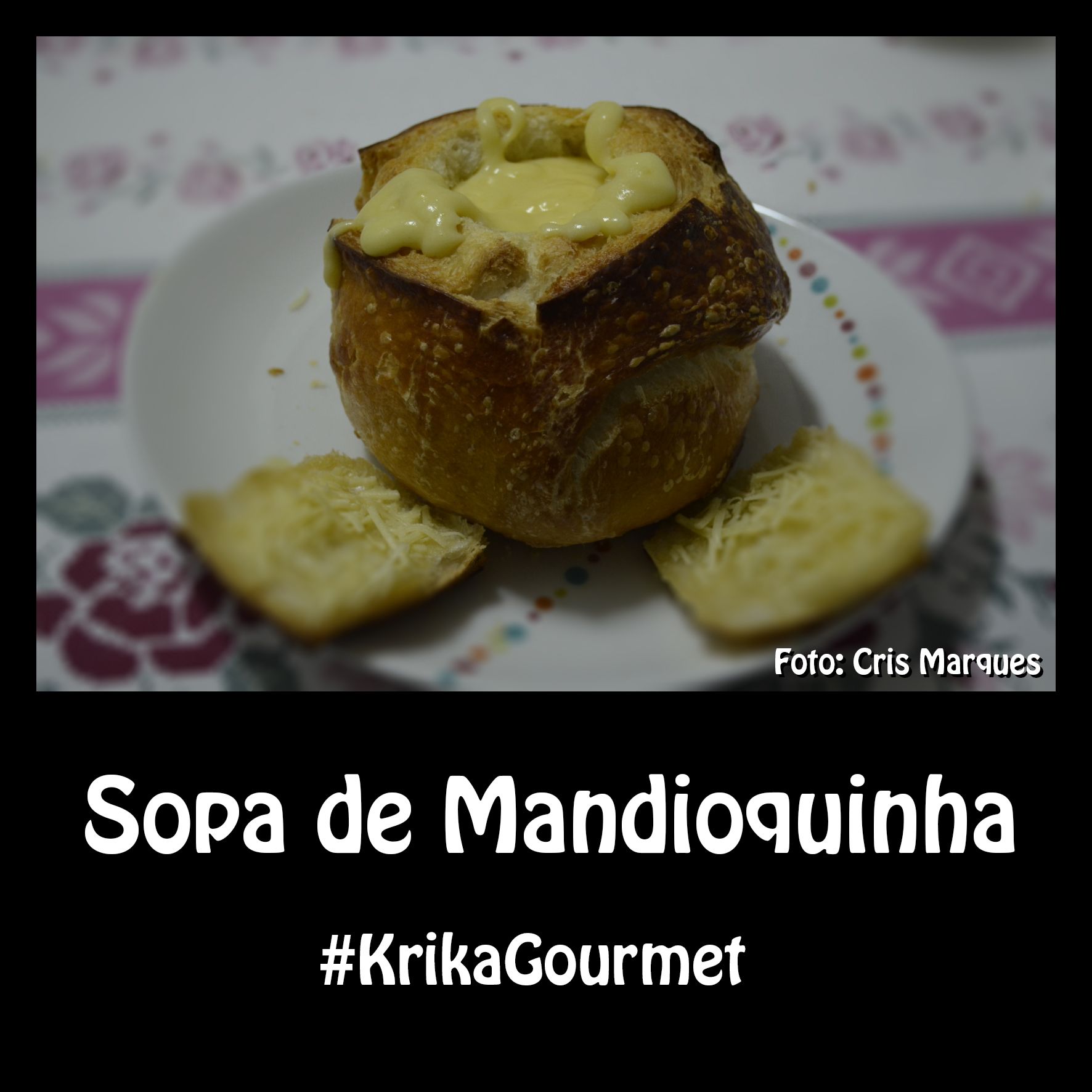 Sopa de madioquinha da Krika