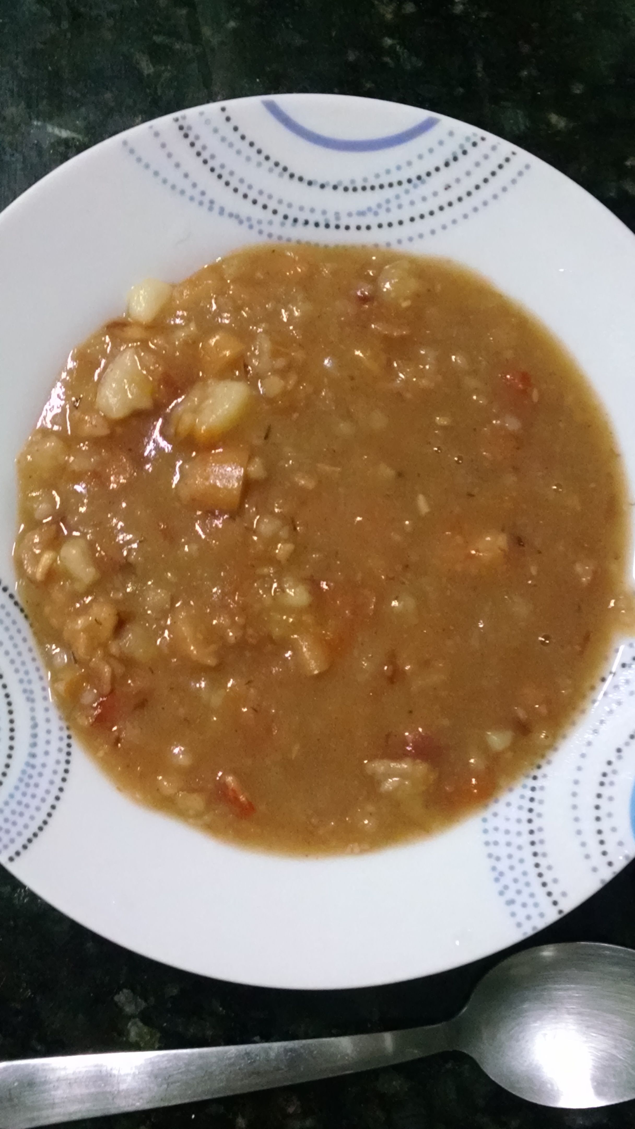 Sopa de pinhão curitibana