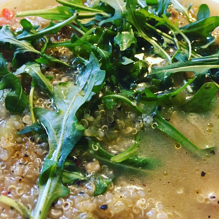 Sopa de quinoa