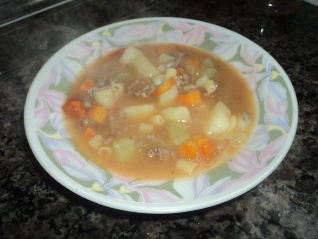 Sopa deliciosa de legumes