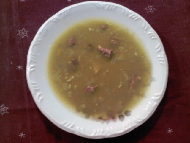 Sopa rápida de ervilha