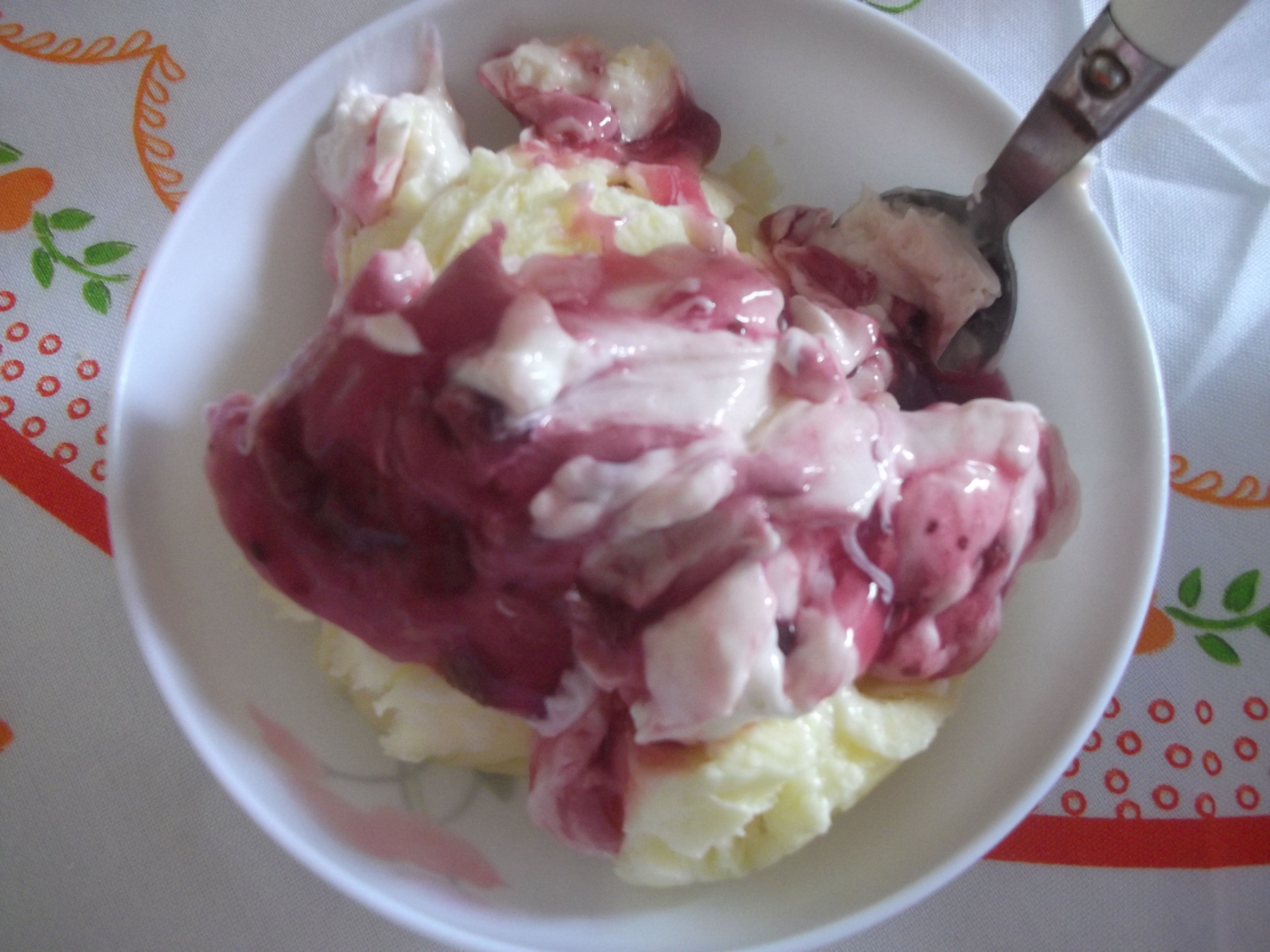 Sorvete de gelatina diet