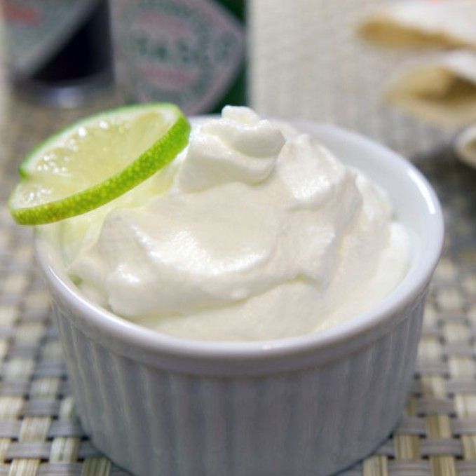 Sour cream delicioso!