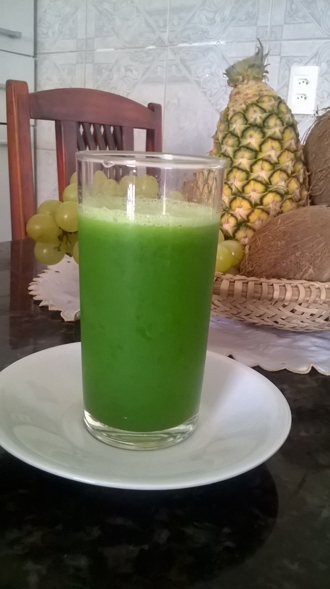 Suco verde delicioso