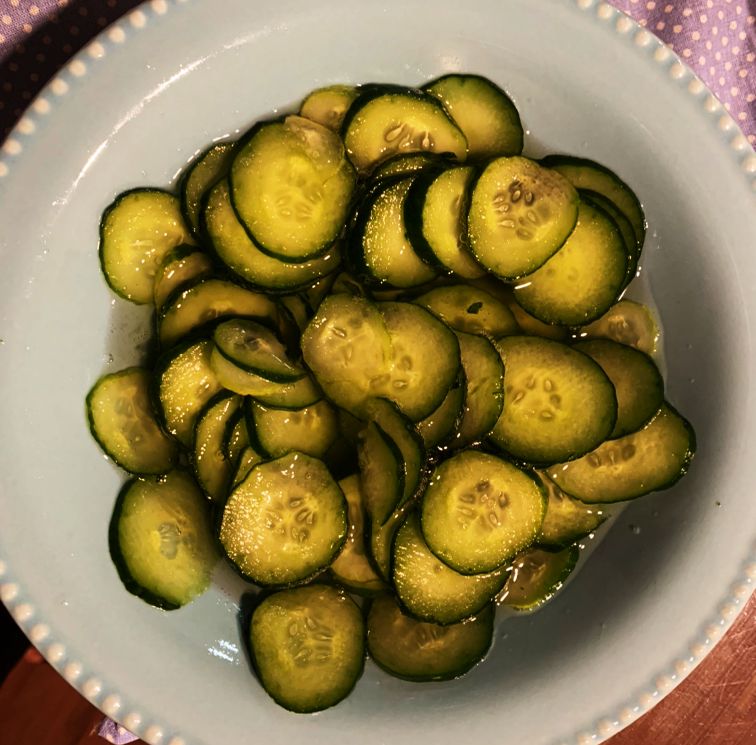 Sunomomo (salada japonesa de pepino)