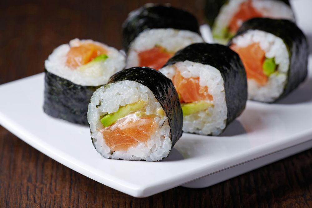 Sushi de salmão