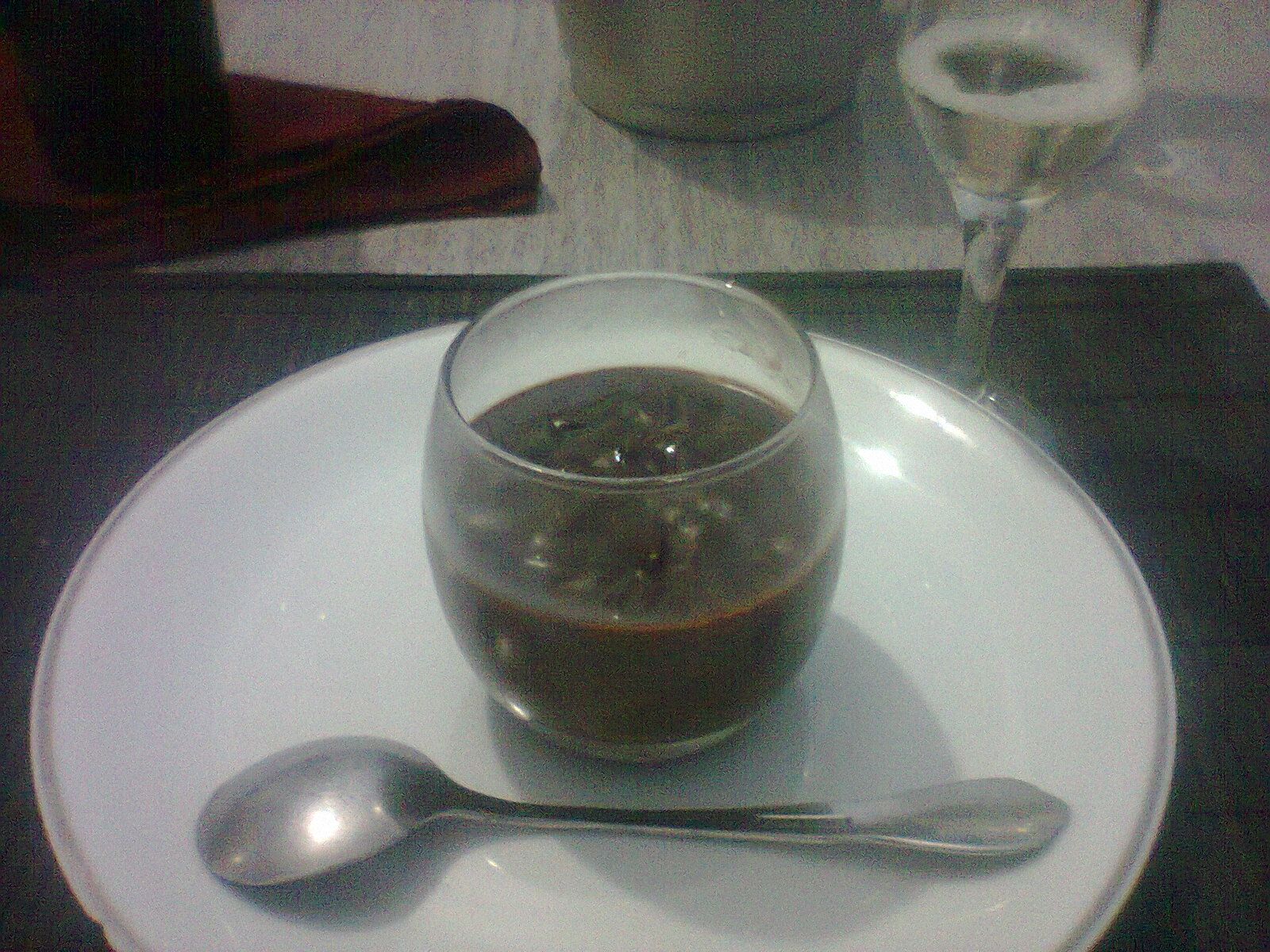 Taça de chocolate picante