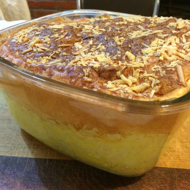 Torta cremosa de presunto e queijo e arroz do Lúcio Cezar