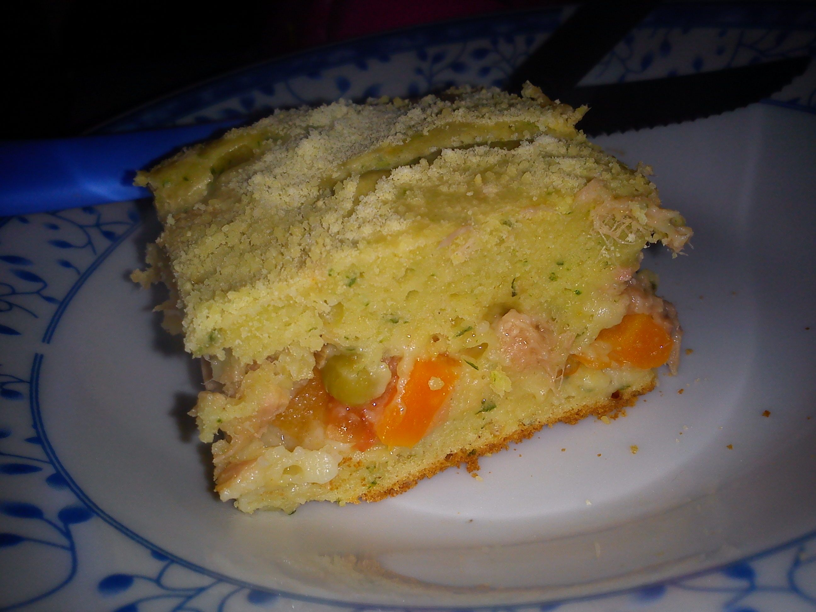 Torta crocante de atum